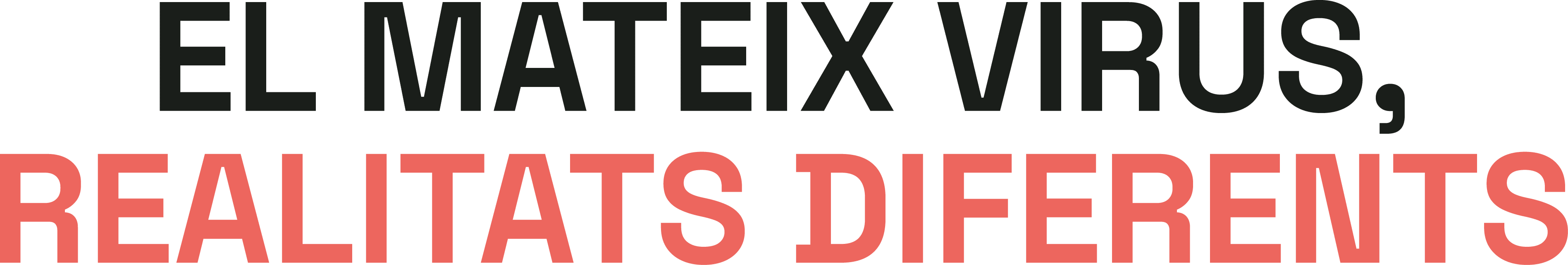 El mateix virus, realitats diferents El mateix virus, realitats diferents